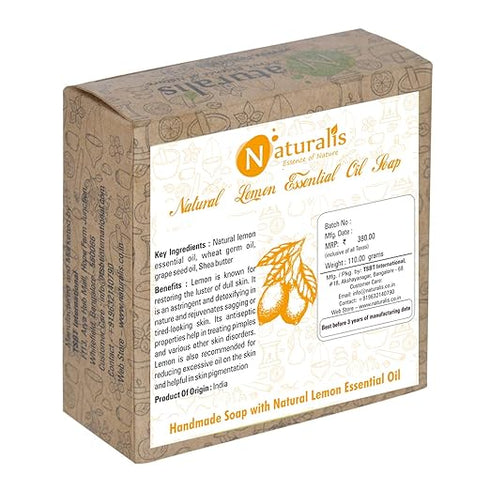 Naturalis Essence of Nature Handmade Soap With Natural Lemon Essential Oil