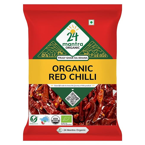 24 Mantra Organic Red Stick Chilly