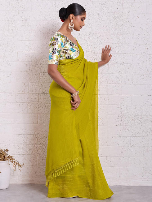 Vasthrlay Unstitched Tassels Latkans Sum Ethnic Wear