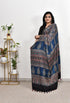 Vasthrlay Ajrakh Saree Crepe