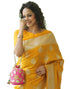 Vasthrlay Kanjivaram Banarasi Wedding Orange Saree