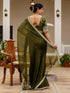 Vasthrlay Sequins Embroidery Black Saree