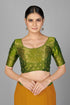 Vasthrlay Two Tone Georgette Turquoise Embroidered