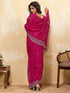 Vasthrlay Chiffon Striped Unstitched Sum Ethnic Wear