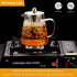 VICTUS ESTORE Glass Teapot with Removable Infuser