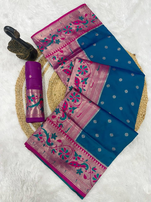 Vasthrlay Paithani Kanjivaram Beautiful