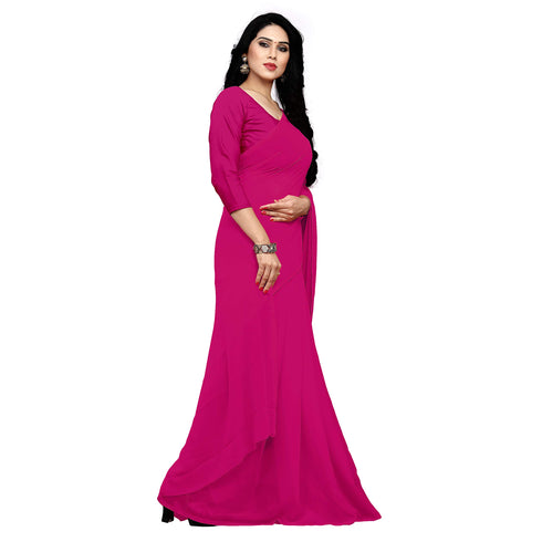 Vasthrlay Georgette Unstitched Saree