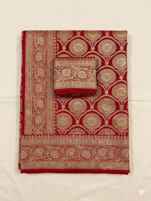Vasthrlay Bridal Embroidery Banarasi