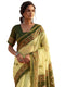Vasthrlay Chanderi Printed Coffee Saree