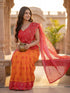 Vasthrlay Printed White Saree