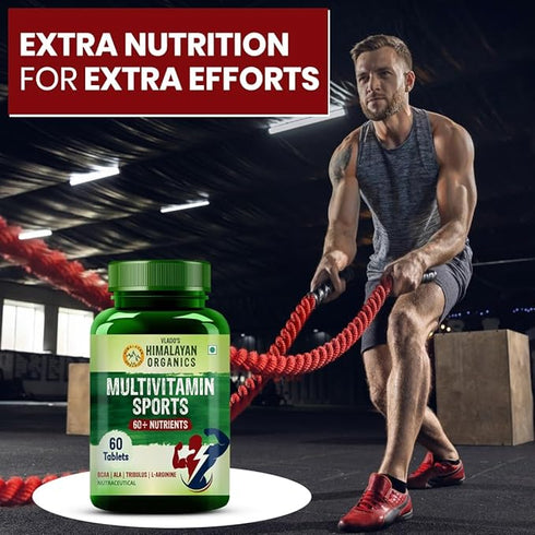 Himalayan Organics Multivitamin Sports 60 + Vital Nutrients Tablets