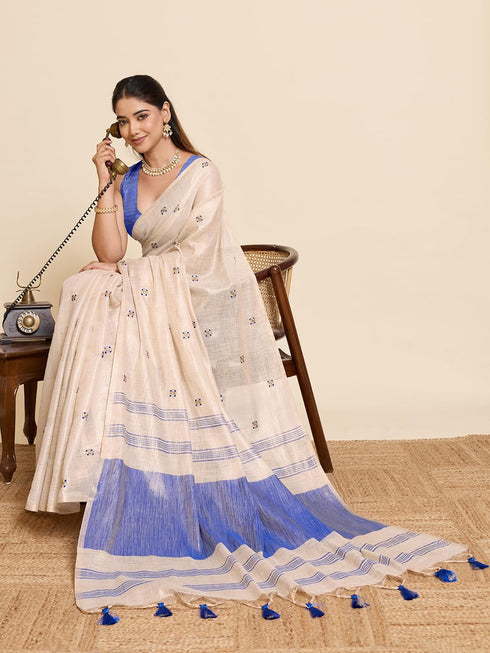 Vasthrlay Premium Embroidery Beautiful Attached