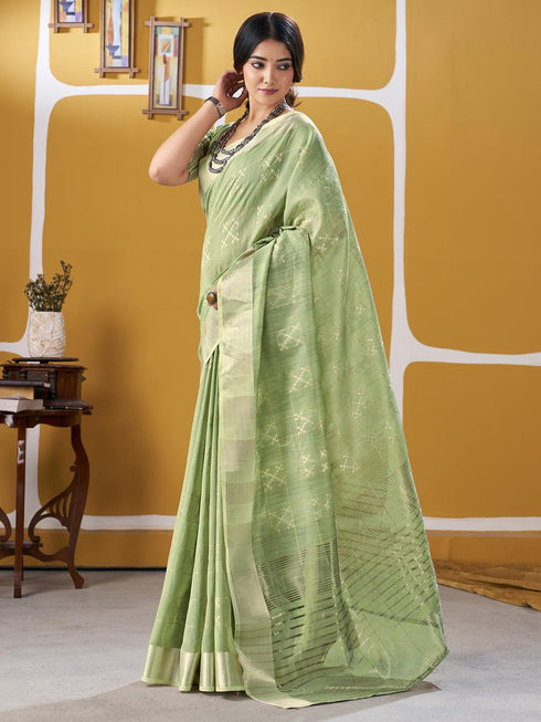 Vasthrlay Geometric Unstitched Designer Sf Ethnic Wear