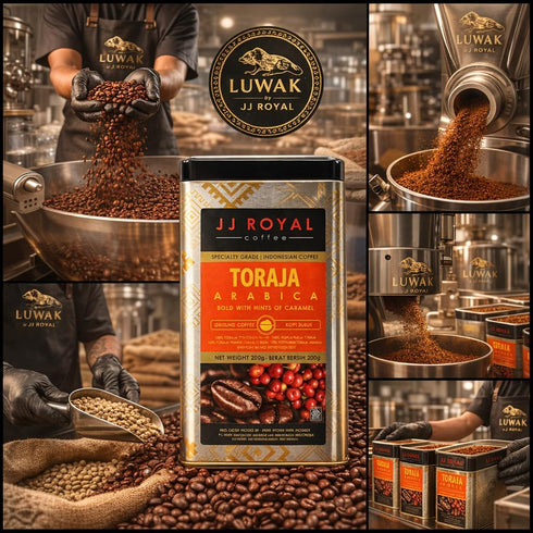 Kopi Luwak Toraja Arabica Ground Coffee Tin 200g