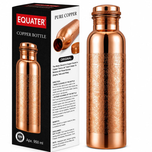 Pure Copper Water Bottle-1 Litre
