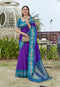 Vasthrlay Kanjivaram Blouse Purple Ethnic Wear