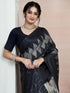 Vasthrlay Bhagalpuri Printed Unstitched 4160s232n Black3