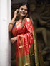 Vasthrlay Green Banarasi Saree