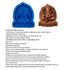 Claysphere Leaf Aura Ganesha Idol Silicone Mould (Medium)