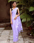 Vasthrlay Elegant Lavender Embroidery Included