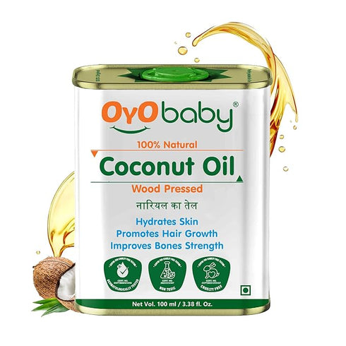 OYO BABY Massage Oil 100% Pure & Natural Coconut Baby Oil