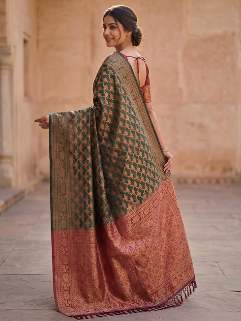 Vasthrlay Kanjivaram Woven Blouse Ethnic Wear
