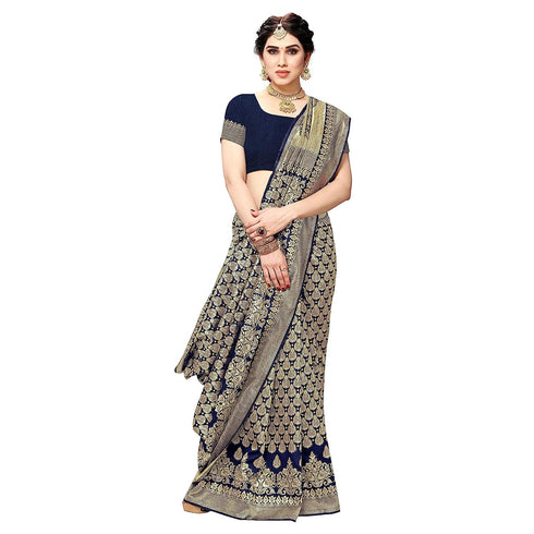 Vasthrlay Banarasi Kanjivaram Material Ethnic Wear