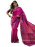 Vasthrlay Womens Printed Unstitched Beige Saree