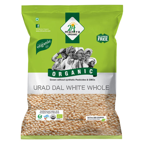 24 Mantra Organic Urad Dal White Whole