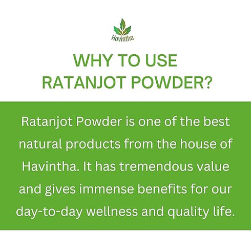 Havintha - Ratanjot Powder (Root) Use for Hair Fall