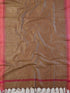 Vasthrlay Yellow Handwoven Unstitched Saree