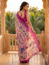 Vasthrlay Banglori Printed Dusty Saree