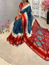 Vasthrlay Handloom Printed Unstitche Attache