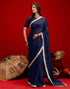 Vasthrlay Womens Unstitched Blouse Red Saree