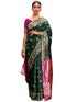 Vasthrlay Weaving Paithani Black Saree