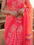 Vasthrlay Printed White Saree