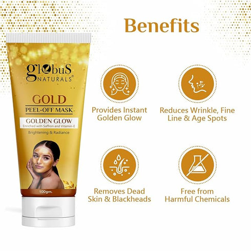 Globus Naturals Gold Peel Off Mask