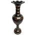 20 Inch Brass Floor Vase with Meenakari Work