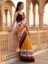 Vasthrlay Printed Lemon Yellow1 Yellow Saree