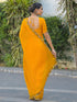 Vasthrlay Shimmer Scalloped Copper Saree