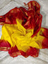 Vasthrlay Nr Handloom Bhagalpuri Running Green Orange