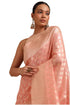 Vasthrlay Peach Tussar Woven