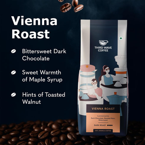 Third Wave Coffee Espresso Vienna Roast Coarse Grind 250g