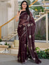 Vasthrlay Georgette Printed Unstitched Green Saree