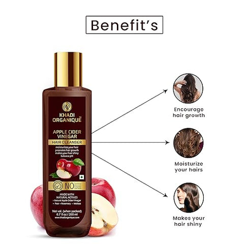 Khadi Organique Apple Cider Vinegar Hair Cleanser