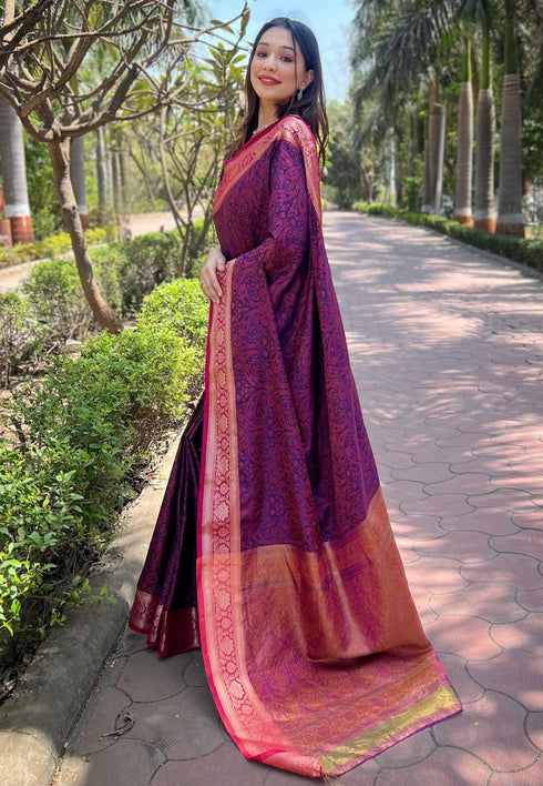Vasthrlay Kanjivaram Handloom Blouse Ethnic Wear
