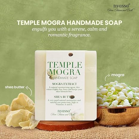 Nyassa Luxurious Temple Mogra Handmade Natural Bathing Soap