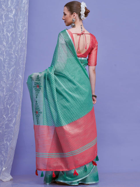 Vasthrlay Printed Unstitched Hs Ethnic Wear
