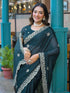 Vasthrlay Georgette Embroidery Dusty Saree
