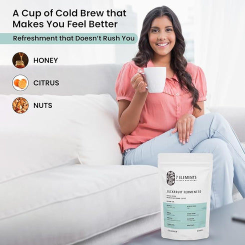 7 Elements Coffee Roasters Jackfruit Fermented Cold Brew Bag